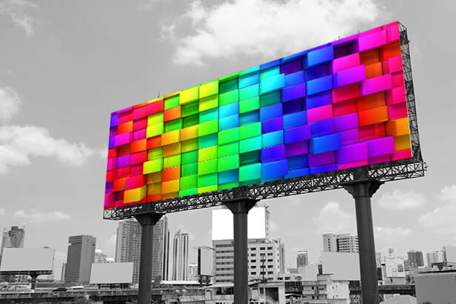 Outdoor LED Display (500x1000 mm)
